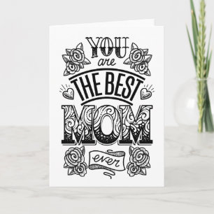 Happy Mother's Day Best Mum Ever Card