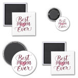 Happy Mother's Day Best Mum Ever Magnet<br><div class="desc">Make Mother's Day memorable with our modern and elegant 'Best Mum Ever' Magnets! A charming gift for the whole family to express love and appreciation. These magnets add a touch of style to any space while celebrating Mum's greatness.</div>