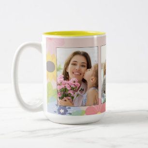 Happy Mother's Day, Best Mum Two-Tone Coffee Mug