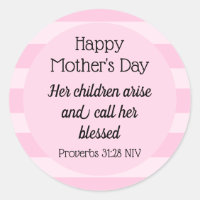 Happy Mother's Day Blessed Bible Verse Christian