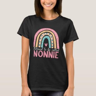 Happy Mothers Day Blessed To Be Called Nonnie Rain T-Shirt