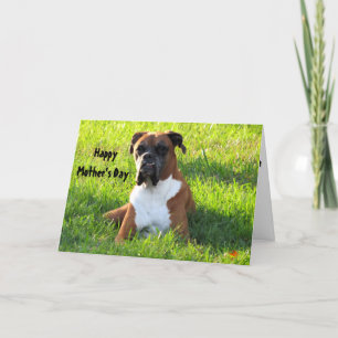 Happy Mother's Day ...  Boxer Dog Card