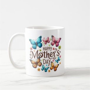 Happy Mother's Day Butterflies Clipart-61718 Coffee Mug