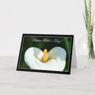 Happy Mother's Day Calla Lily greeting card