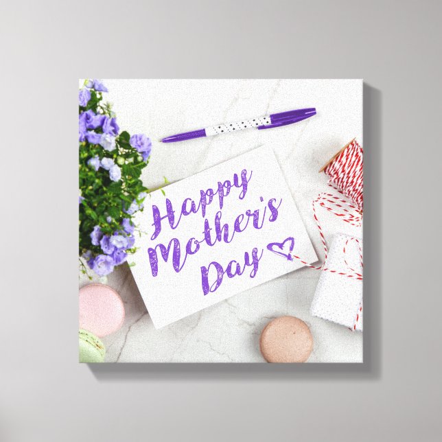 HAPPY MOTHER'S DAY  CANVAS PRINT (Front)