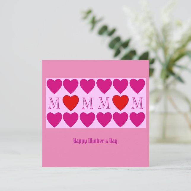 Happy Mothers Day Card (Standing Front)