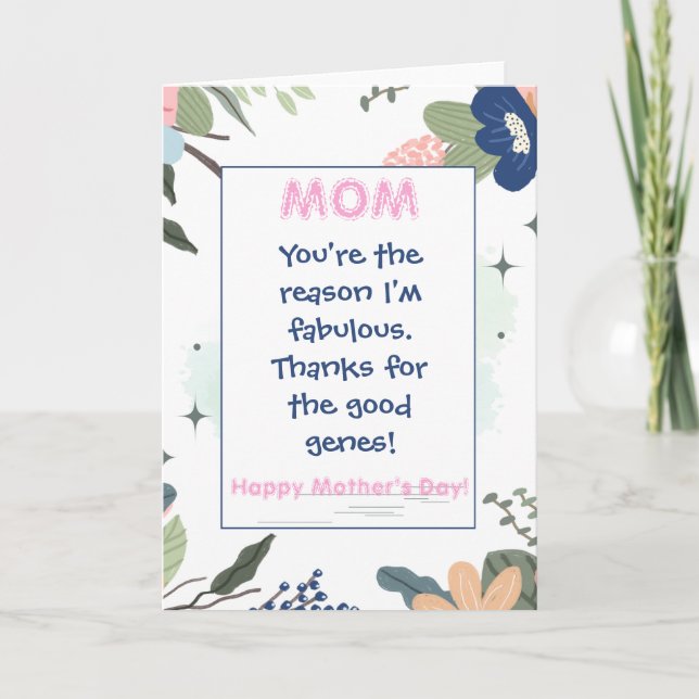 HAPPY MOTHERS DAY CARD (Front)
