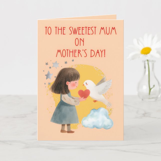 Happy Mother's Day Card (Small Plant)