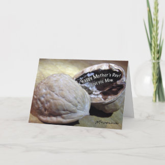 Happy Mother's Day card (walnuts)