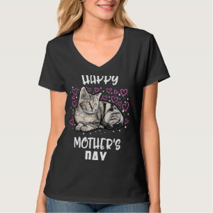 Happy Mother's Day Cat Cute Kitten Mum Women undef T-Shirt