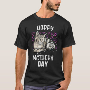 Happy Mother's Day Cat Cute Kitten Mum Women Undef T-Shirt