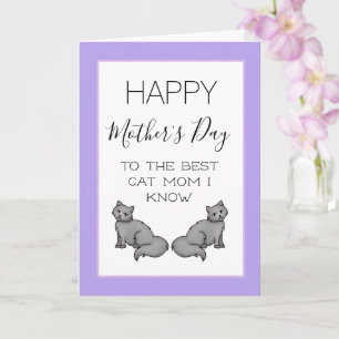 Happy Mother's Day Cat Mum Card