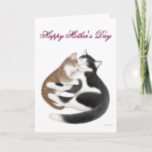Happy Mothers Day Cats Card