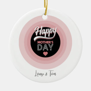 Happy mother's day ceramic tree decoration