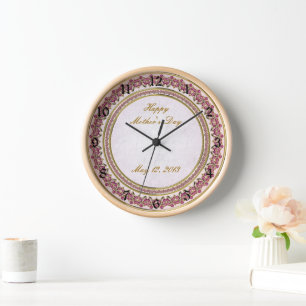 Happy Mother's Day Clock