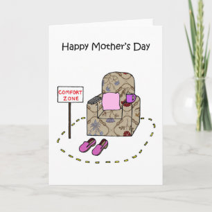 Happy Mother's Day Comfort Zone Humour Card