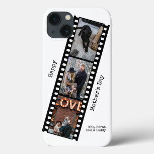 Happy Mothers Day Custom Photos Filmstrip Case-Mat iPhone 13 Case