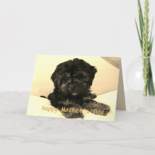 Happy Mother's Day Cute Baby Dog Card