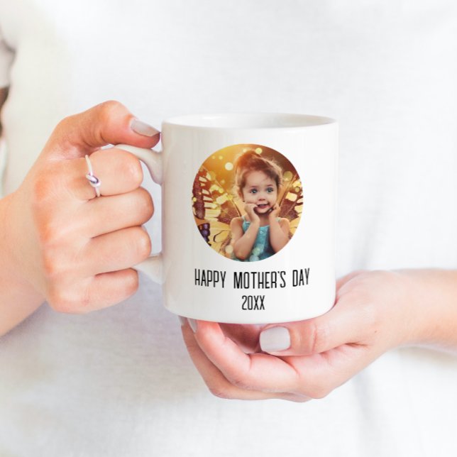 Happy Mothers Day Cute Child Photo Coffee Mug (Creator Uploaded)