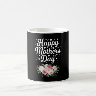 Happy Mother's Day Cute Floral Mum Grandma Wife Coffee Mug