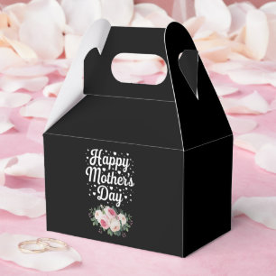 Happy Mother's Day Cute Floral Mum Grandma Wife Favour Box