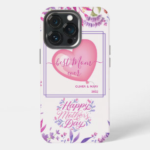Happy Mother's Day cute watercolor bright floral iPhone 13 Pro Case