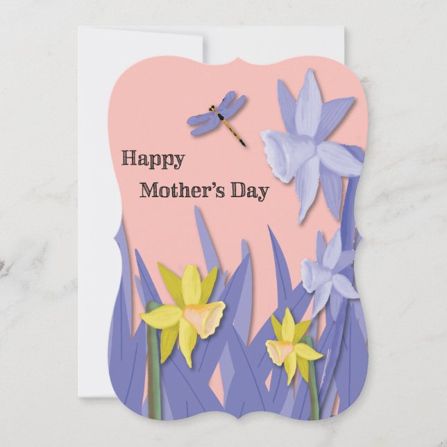 Happy Mother's day daffodils Card (Front)
