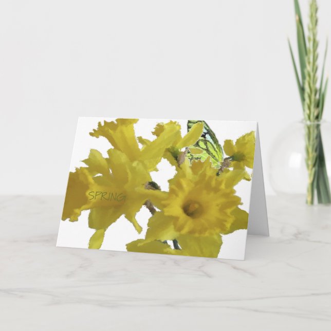 Happy Mother's Day Daffodils Card (Front)
