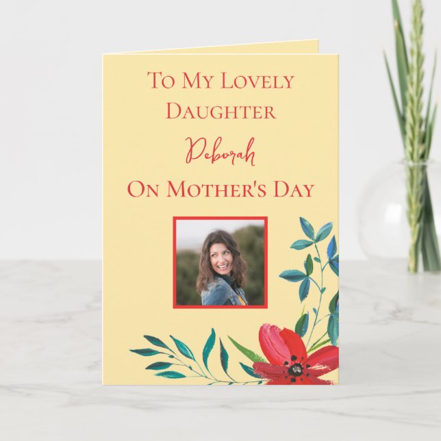 Happy Mother's Day Daughter Card (Front)
