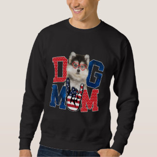 Happy Mother's Day Dog Mum Dog Mother Usa American Sweatshirt