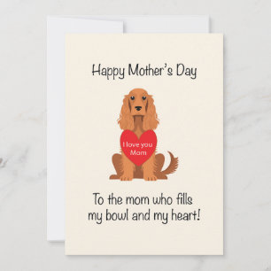 Happy Mother's Day Dog Mum Holiday Card