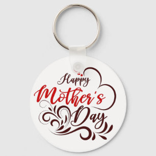 Happy Mother's Day Elegant Design-23331 Pillar Can Key Ring