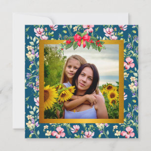 Happy Mother's Day Elegant Modern Photo Card