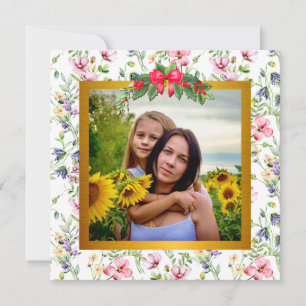 Happy Mother's Day Elegant Modern Photo Card