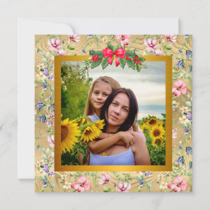 Happy Mother's Day Elegant Modern Photo Card