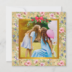 Happy Mother's Day Elegant Modern Photo Card