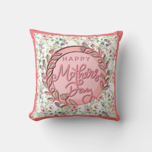 Happy Mother's Day Elegant Modern Photo Cushion
