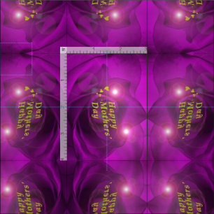 happy mothers day fabric