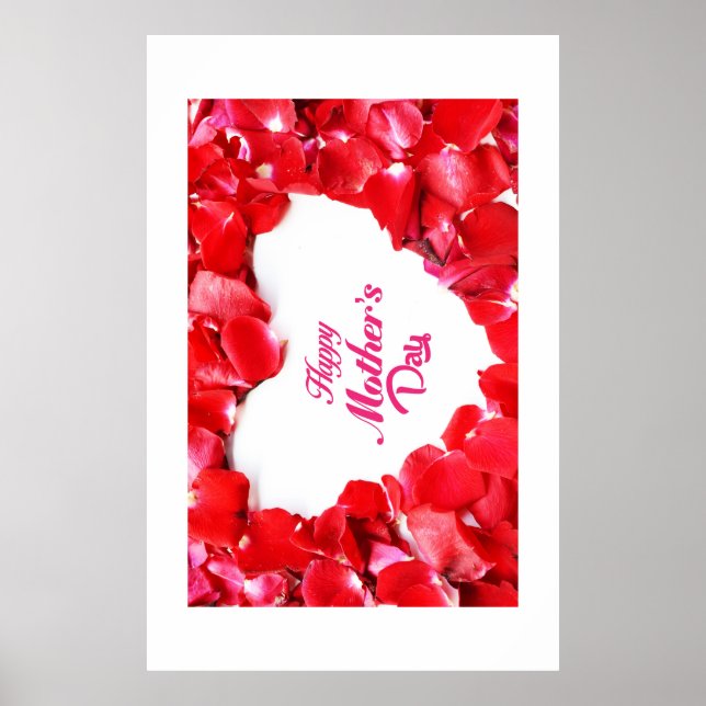 Happy Mother's Day floral bloom Poster (Front)