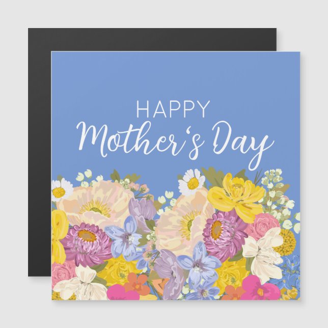Happy Mother's Day Floral Blooms  (Front/Back)