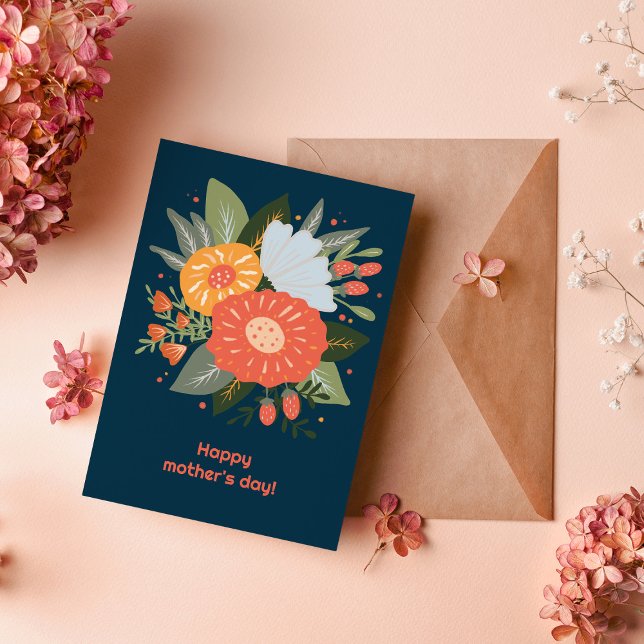 Happy mother's day floral bouquet card (Creator Uploaded)