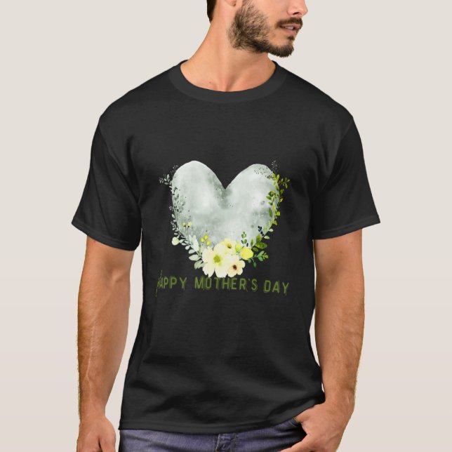 Happy Mother's Day Flower Essential  1 T-Shirt (Front)