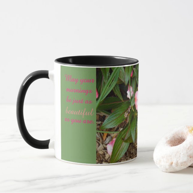 Happy Mother's Day: Flower Mug (With Donut)