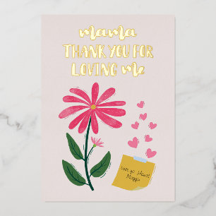 Happy Mother's Day Foil Holiday Card