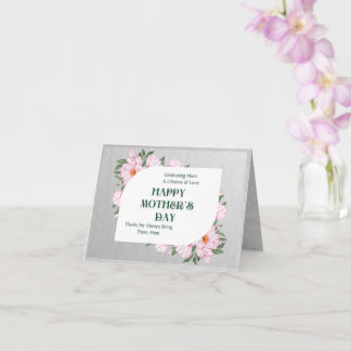 Happy Mother's Day Folded Greeting Card