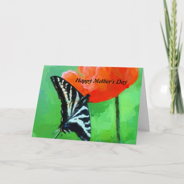 Happy Mother's Day Folded Greeting Card (Front)