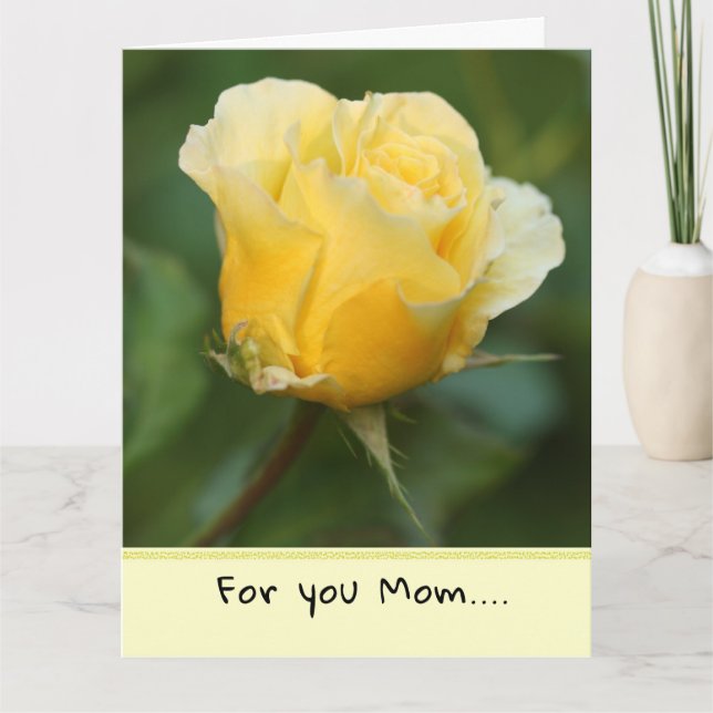 Happy Mother's Day Folded Greeting Card (Front)
