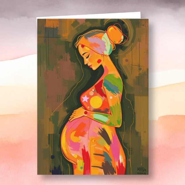 Happy Mother's Day for a Pregnant Woman  Card (Creator Uploaded)