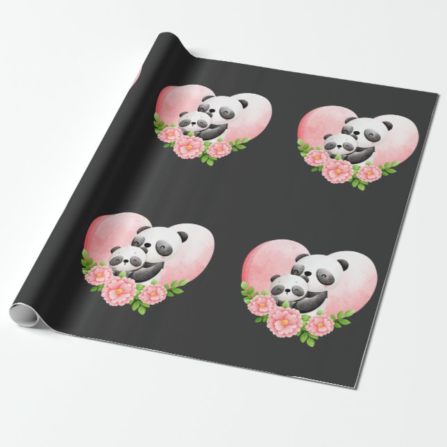  Happy Mothers Day For Best Mother  Wrapping Paper (Unrolled)