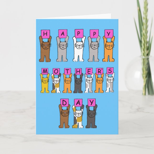 Happy Mother's Day for Cat Lover Card (Front)